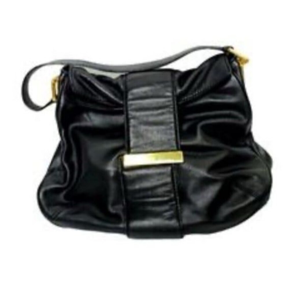 Banana Republic Butter Leather MCM Gold Foldover Boho SoHo Hobo Y2K Shoulder